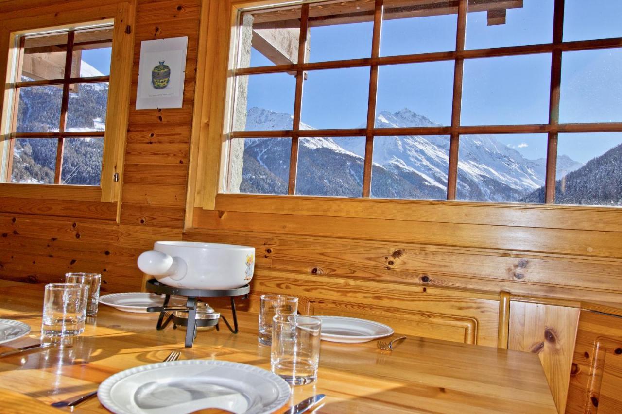 Chalet Abraxas With Astonishing View - Grimentz Villa Exterior photo